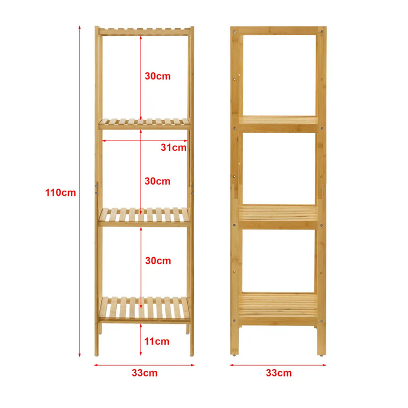 Jhonie 33cm W Engineered Wood Shelf Unit