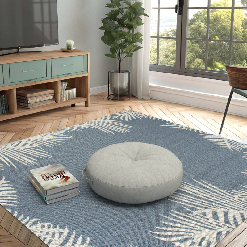 Housse de coussin circulaire avec insert Sunbrella, Toile granit, Circulaire 22 po