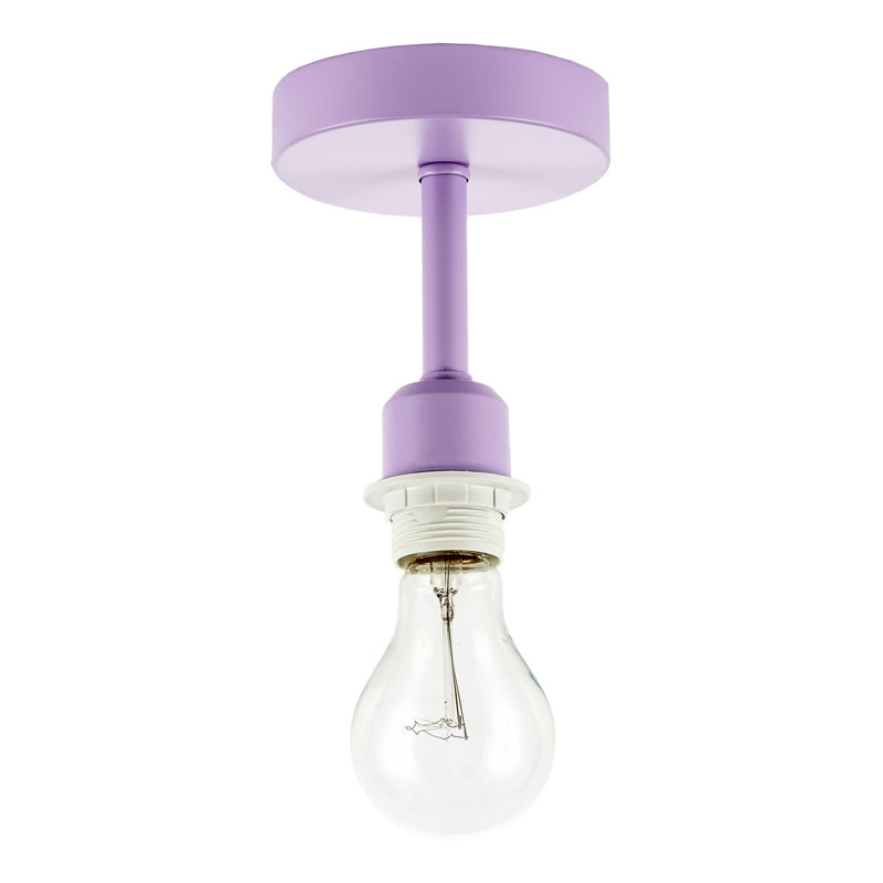 Semi Flush Mount, Lilac