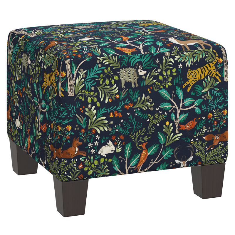Fernando Upholstered Ottoman, Prance Admiral