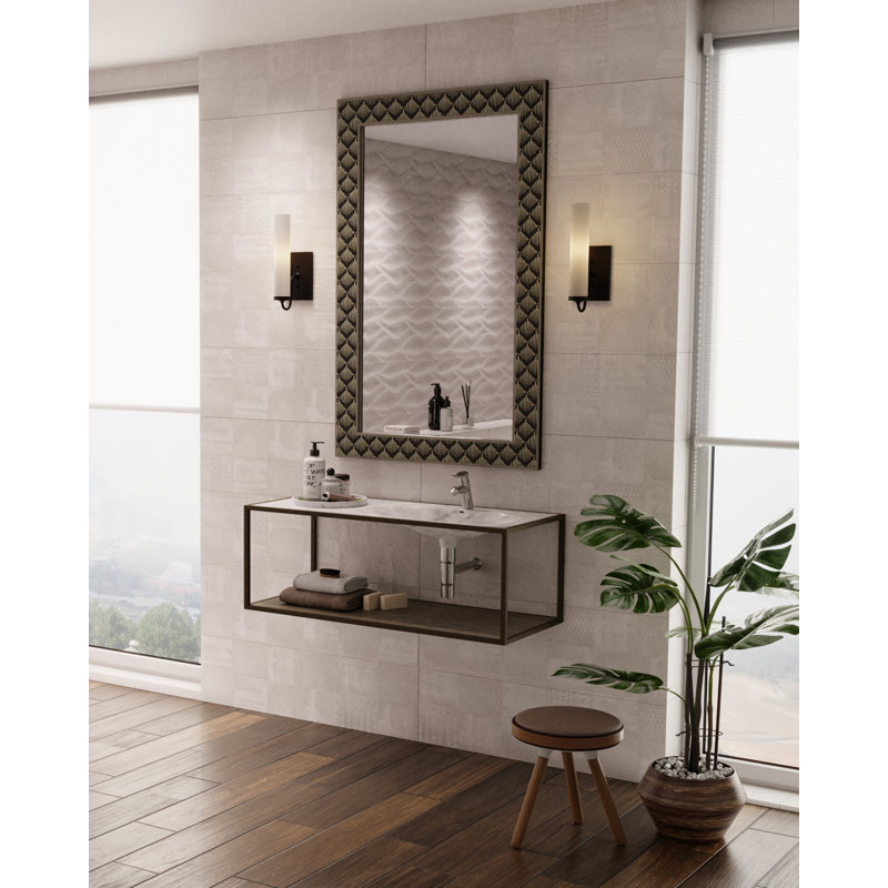 Bruneau 1 - Light Flush Mounted Sconce, Natural Alabaster/Antique Brass