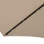 Nectar 268cm Lighted Tilt Market Parasol