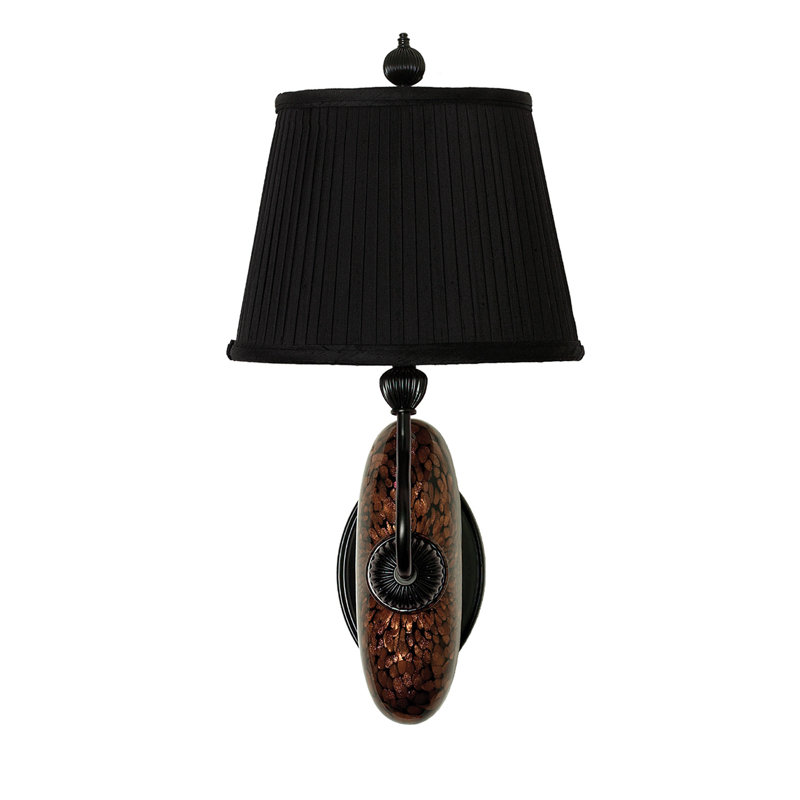 Glass Armed Sconce