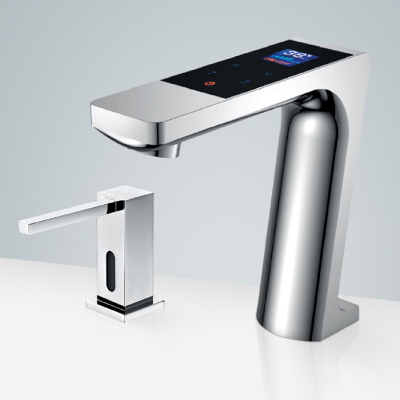 Dijon Motion Sensor Faucet Soap Dispenser Touchless Commercial Solution