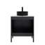Meuble-lavabo de 24 po avec lavabo en céramique élégant et rangement spacieux, comptoir en pierre frittée durable