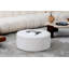 Table basse ronde avec repose-pieds