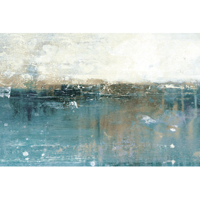 Blue Grunge - Wrapped Canvas Art Prints