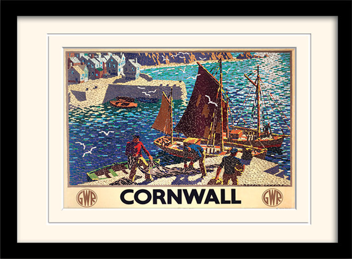 Print, 30cm H x 40cm W, Black Frame, Yellow