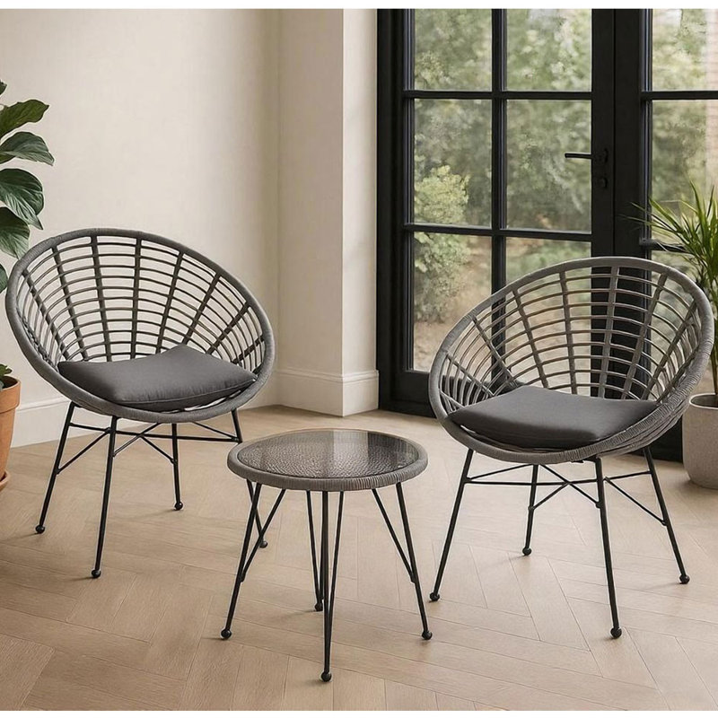 2 - Person Patio Dining Set with Round Table
