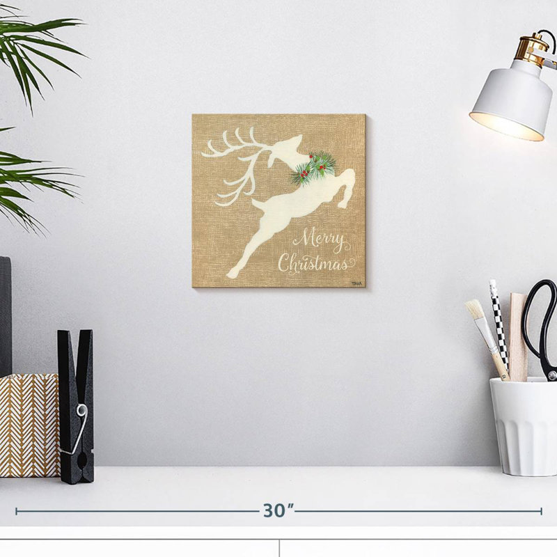 Joyeux Noël renne Lelend, H 10 po x l 10 po