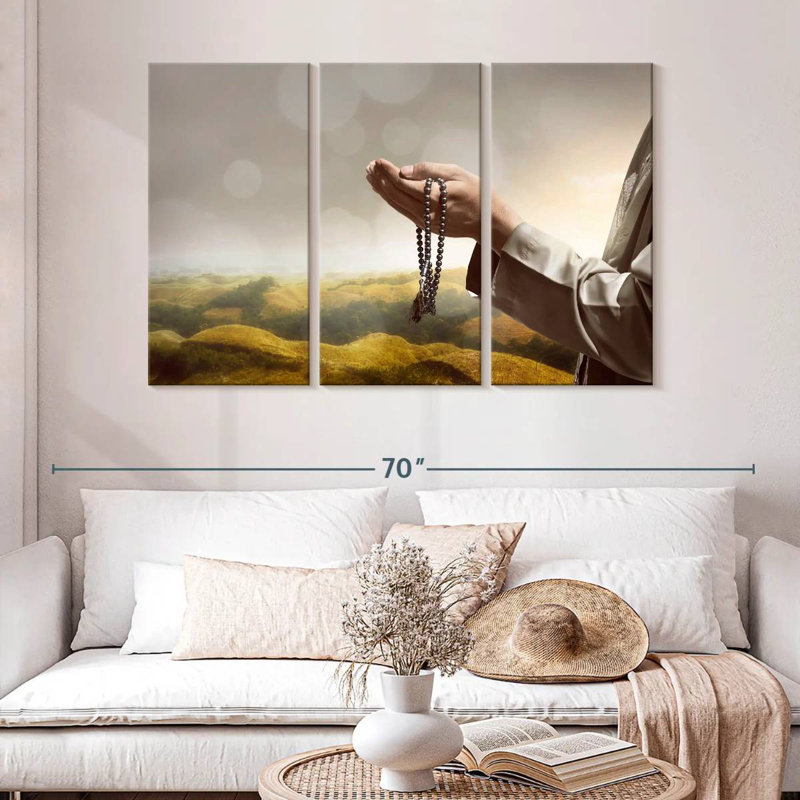 Adella Islamic Prayer, 32" H x 50" W
