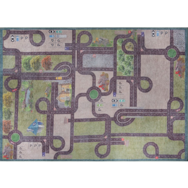 Luxurious Machine Washable Carpet, 100% Polyester, 7.5 x 10.8 Feet | Pile Height: 0.2 Inches, 1850 g/m² | Recycled Poly Cotton Underside, Easy Care, Perfect for Living Room & Bedroom, Soft & Durable Design
