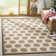 Burnell Ikat Cream/Brown Area Rug