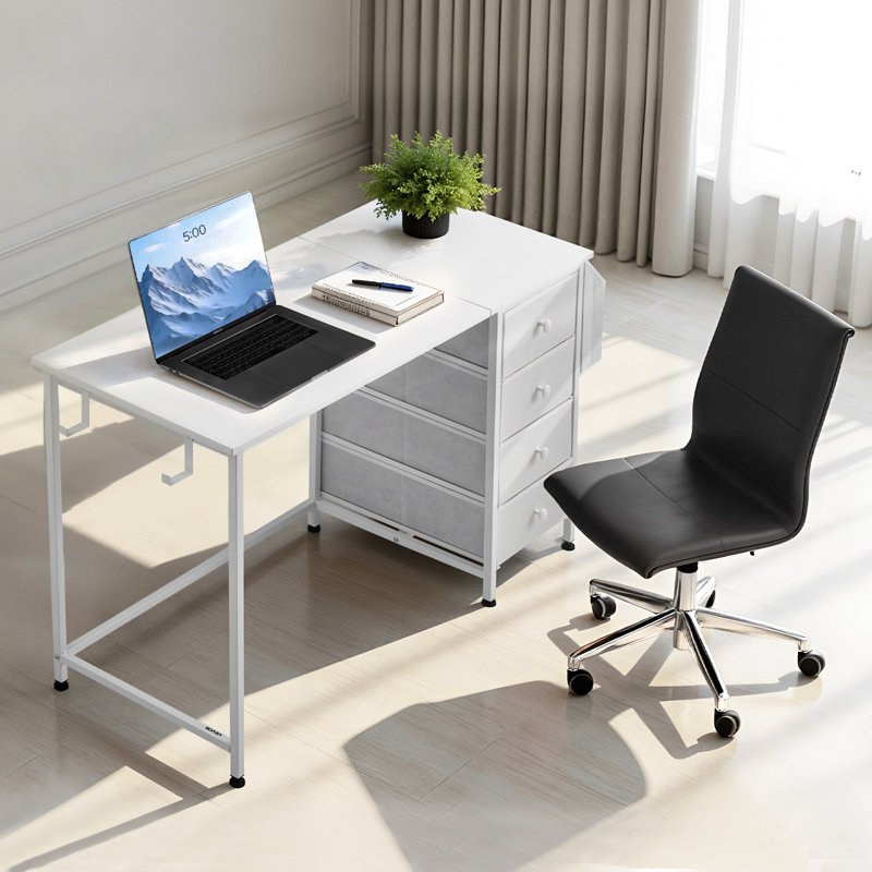Metal Base Computer Desk