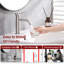 Robinet pour salle de bain à poignée simple à un trou, robinet de meuble-lavabo moderne, robinet de lavabo en acier inoxydable 304 Summerain-113147039