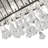 Dameion 6-Light Crystal Ceiling Lamp Flush Mount