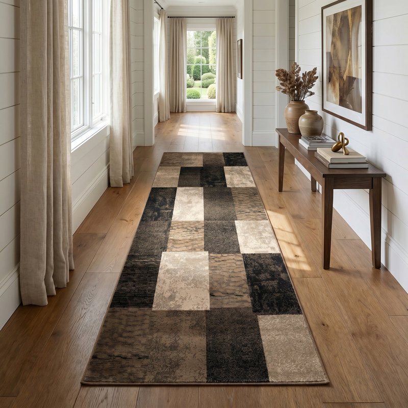 Nizhoni Synthetic Geometric Indoor Rug, Runner 2' x 13'