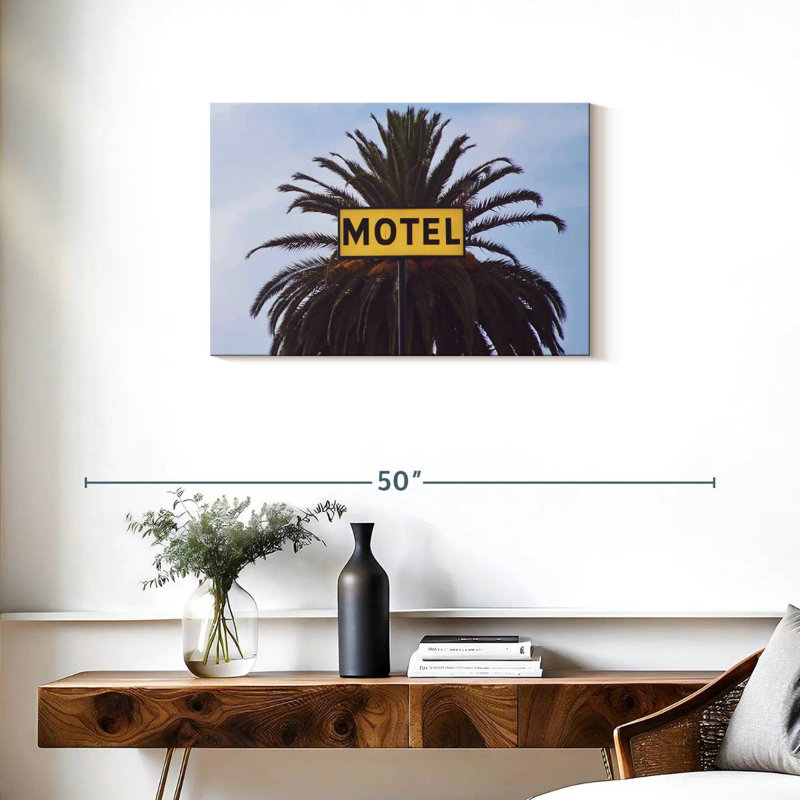 Motif tropical rétro, H 20 po x l 30 po