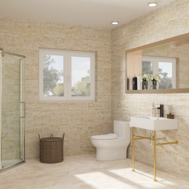 Bathroom Console Sink With Overflow