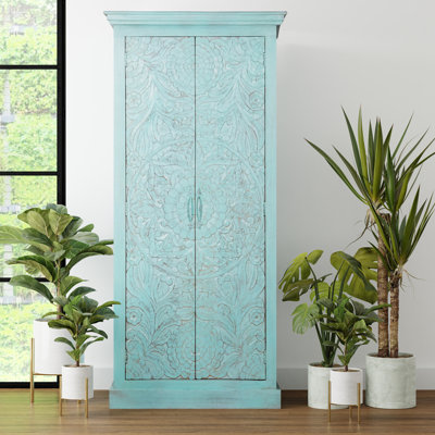Wycomb 35.2 " W Solid Wood Armoire