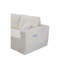 Canapé d'angle Cloud 100,39 po avec méridienne en forme de U, canapé modulaire moderne avec assise profonde, combinaison libre, aucun assemblage requis, emballage compressé, ressorts ensachés et mousse, tissu peluche beige (avec forme en L)-2088625404-2088625405