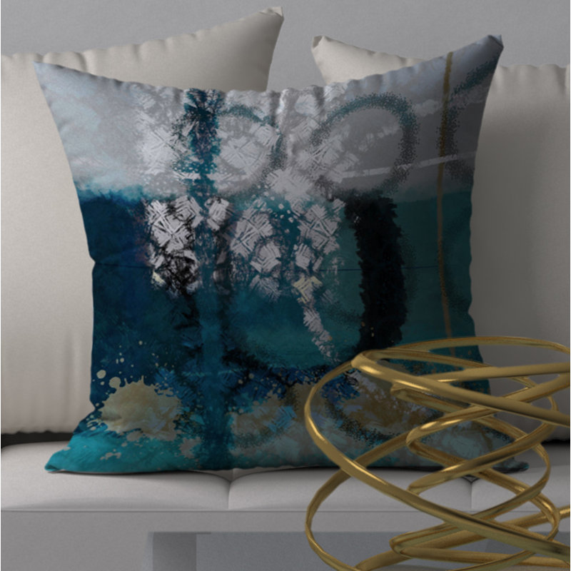 Housse de coussin carrée/insert, 18 po x 18 po