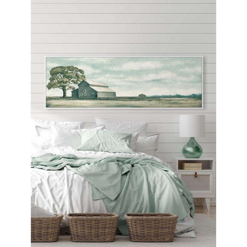 Perfect Escape - peinture sur toile à cadre flottant, H 10 po x l 30 po x P 1,5 po