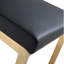 Upholstered Counter Stool with Metal Frame-1944250289