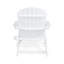 Chaise Adirondack pliante en bois avec porte-gobelet l 35,75 po x P 30,25 po x H 34,25 po Bellwood