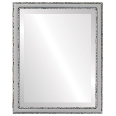 Schlater Wood Flat Wall Mirror
