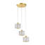 3 - Light Natural Chandelier Pendant