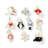 Ornament Trees 2" Porcelain Figurine