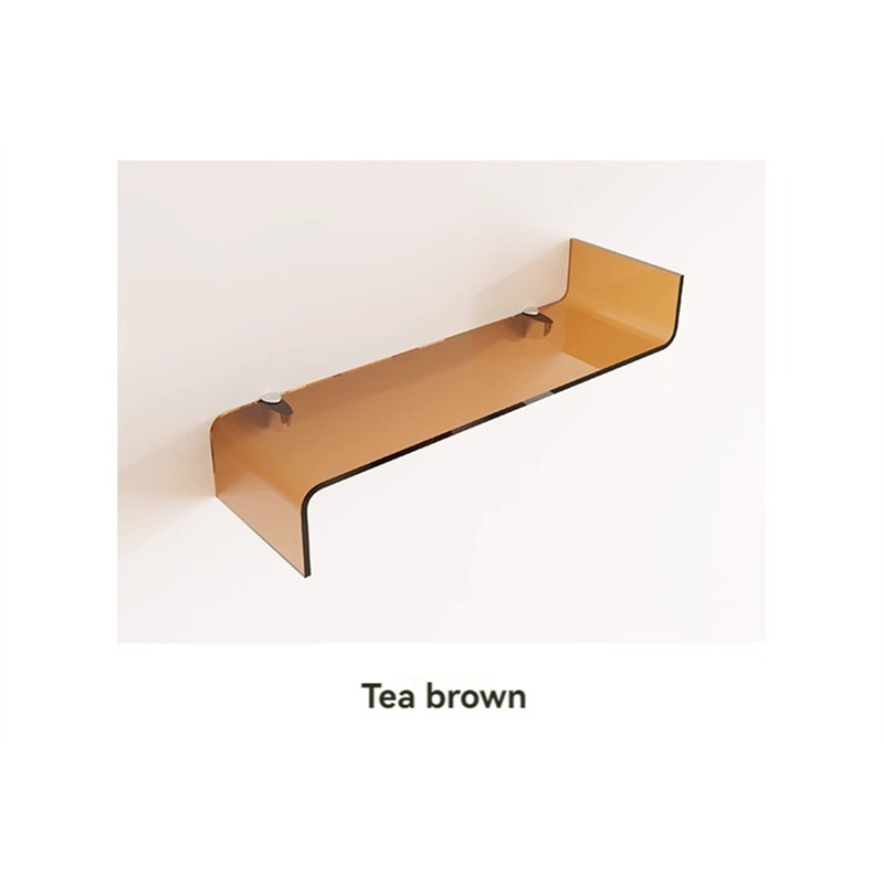 Tablette flottante Carlvin, Brun
