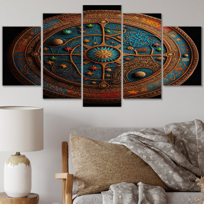 Tennyson - Astrology Wall Art Living Room - 5 Panels