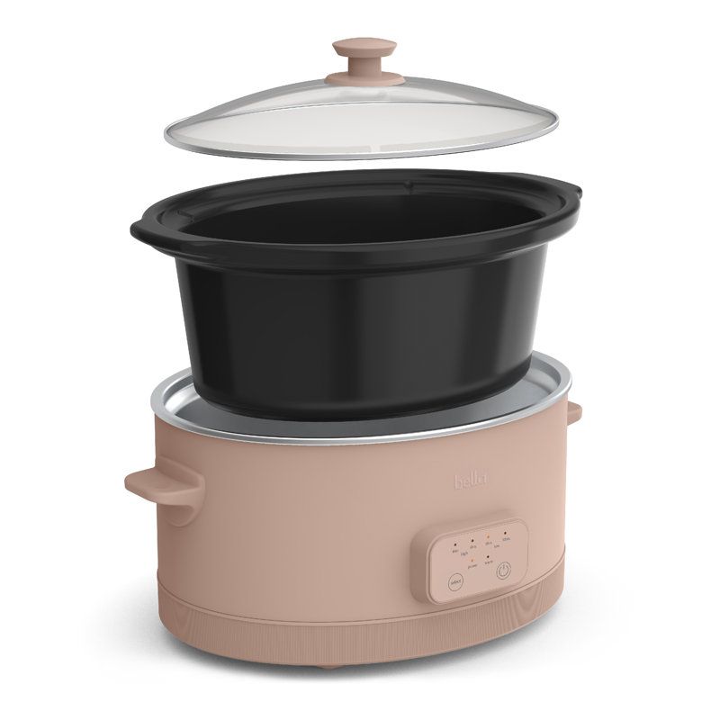 Bella 6.0 QT Programmable Slow Cooker, Gray
