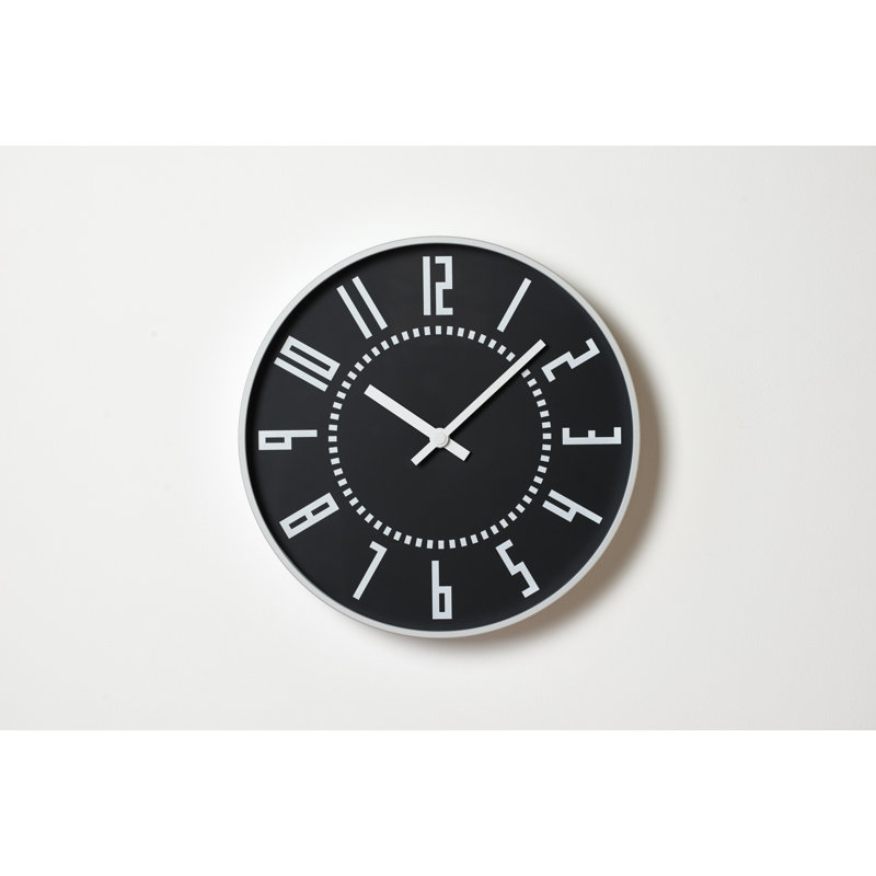 Lemnos Eki Train Station Clock - Black, Black