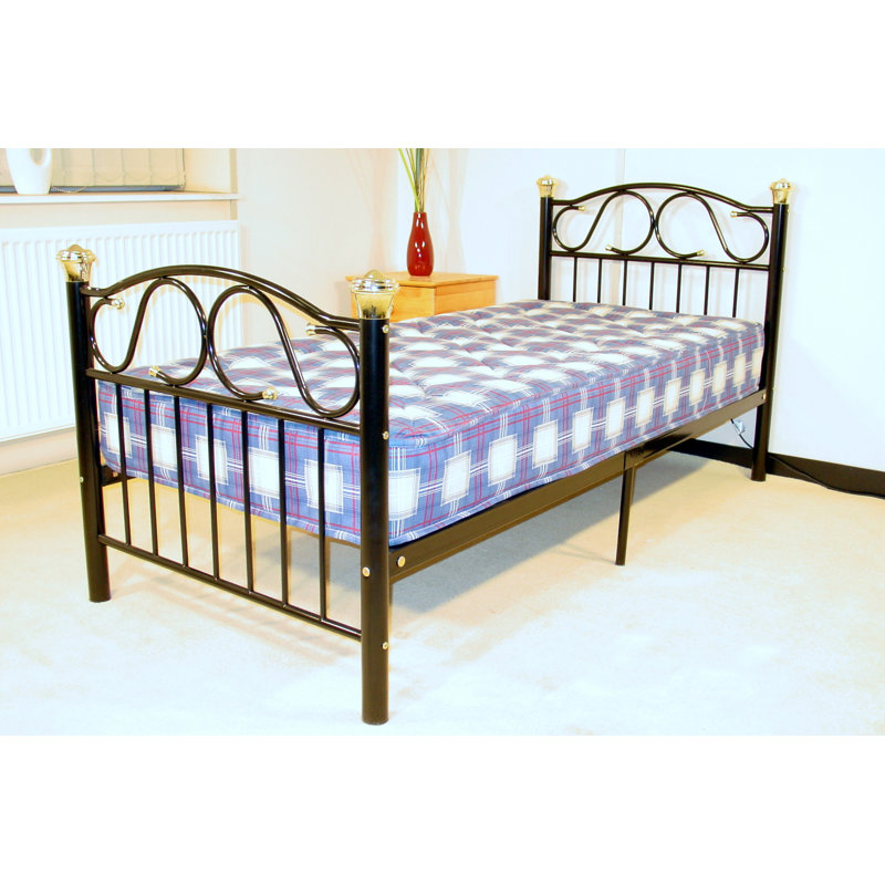 Lemuel Metal Bed, Kingsize (5'), White