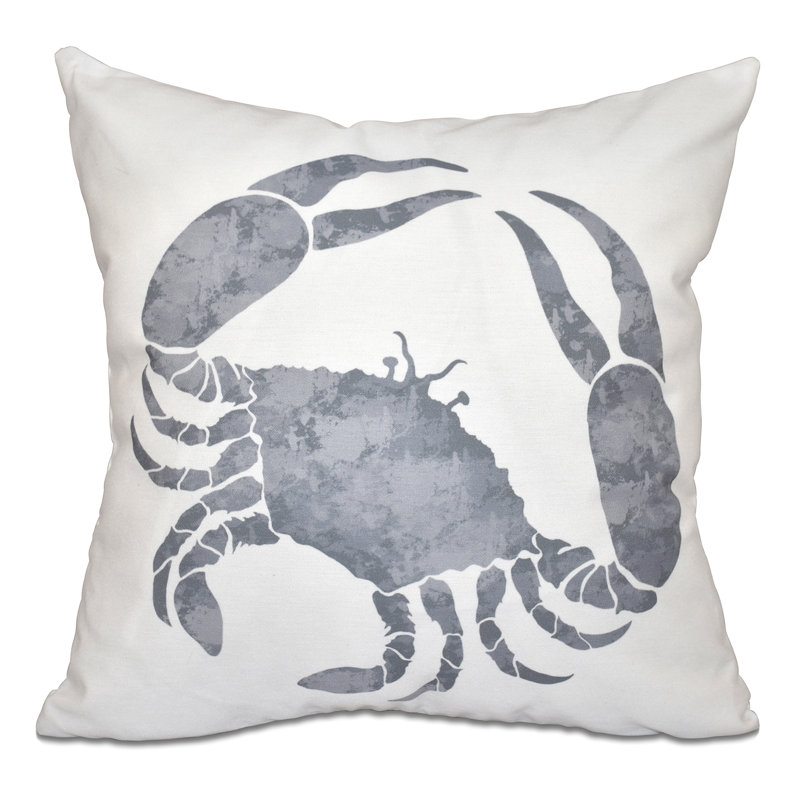 Housse de coussin d'extérieur carré Beach Insert, 20 po x 20 po, Gris