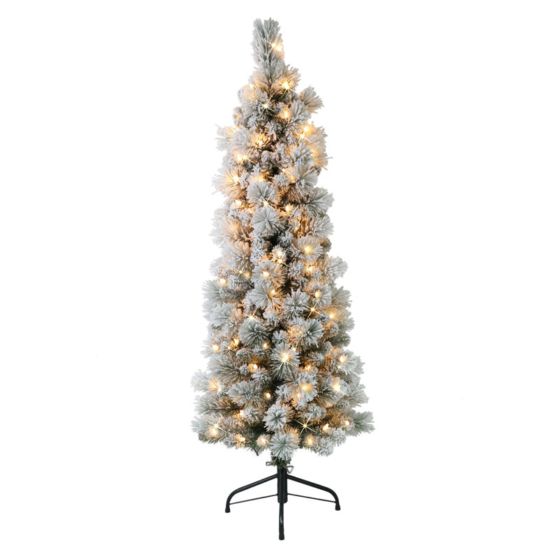 206.12cm H Lighted Artificial Christmas Tree