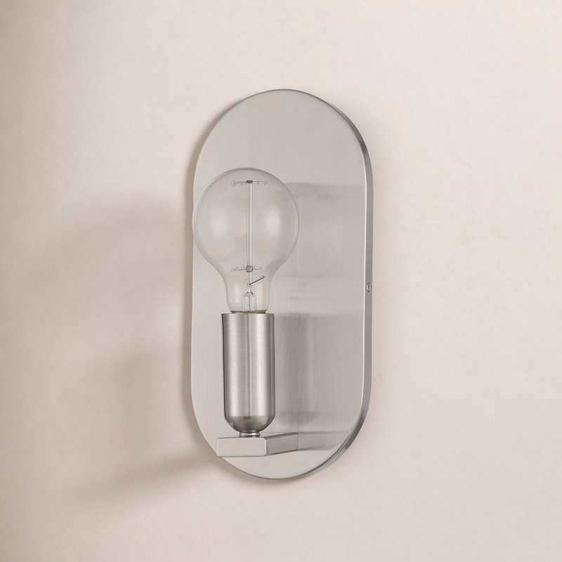 Applique murale articulée 1 lumière Thomasin Cassi, Nickel brossé