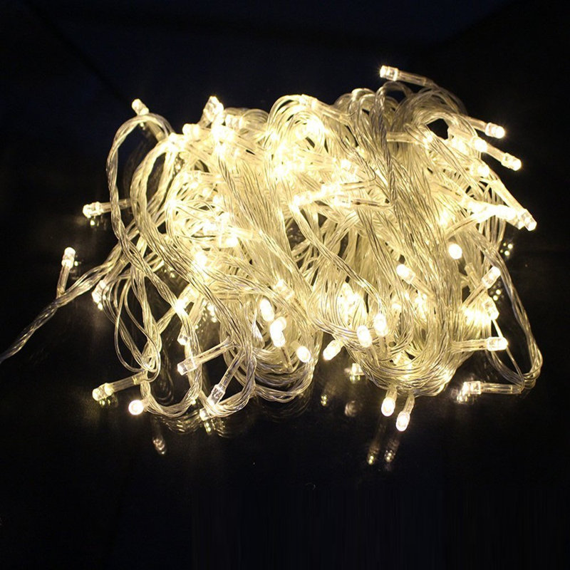Milo Indoor Plug-in LED Wide Angle LED String Light, Warm White, 164 ft.