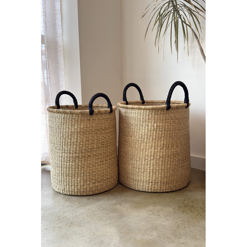 S/2 Handwoven Hamper