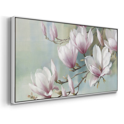Magnolia Morning - Toile tendue avec châssis tendue, prête à accrocher