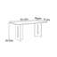 Table de salle à manger rectangulaire minimaliste-1292580091