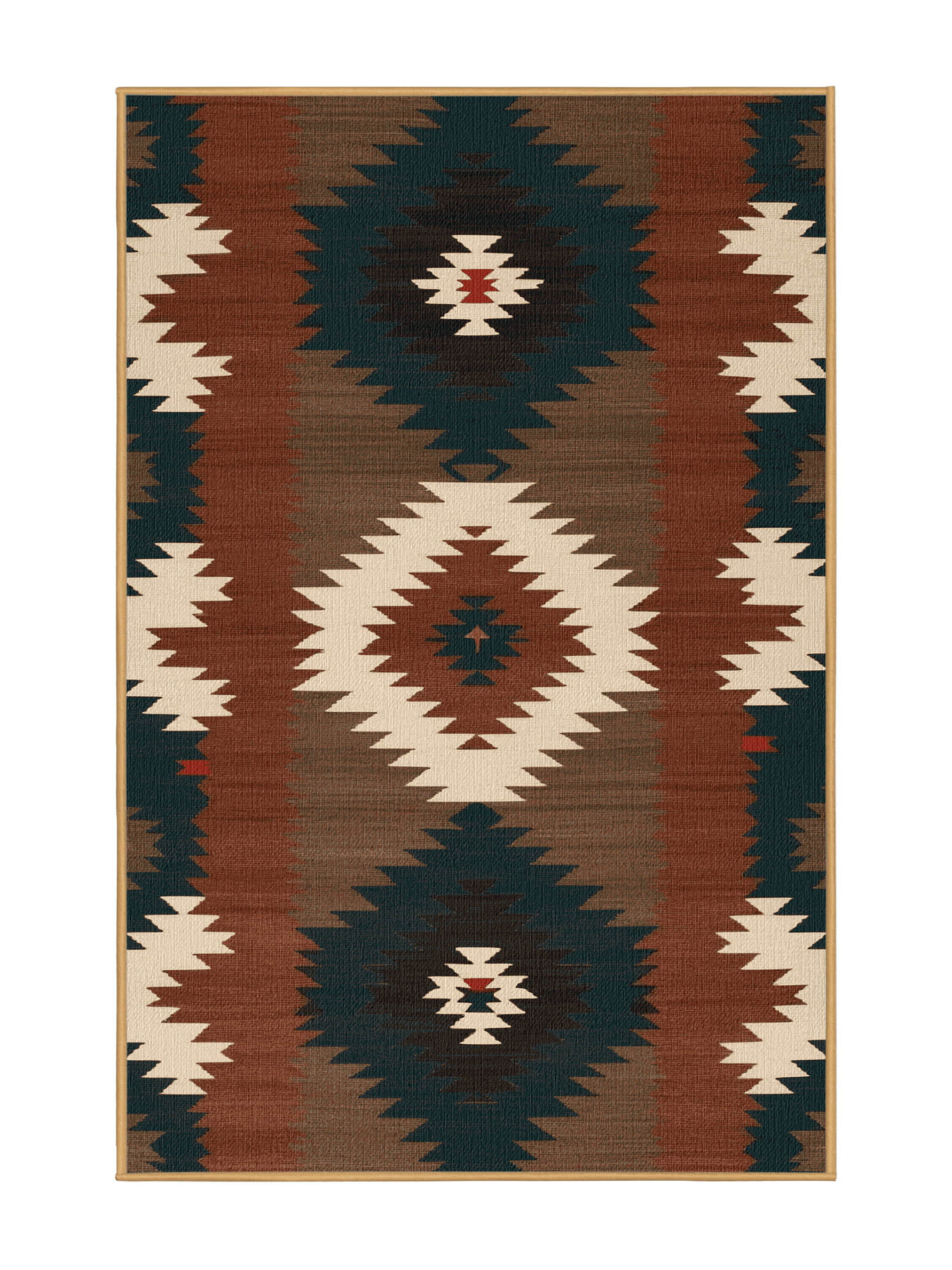 Foundry Select Washable Navajo Chevron Southwestern Area Rug | Wayfair