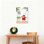 «Snowman Bake Cake», art mural sur toile