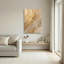 Marbre doré, art mural sur toile, ensemble de 1-129361661-129361664