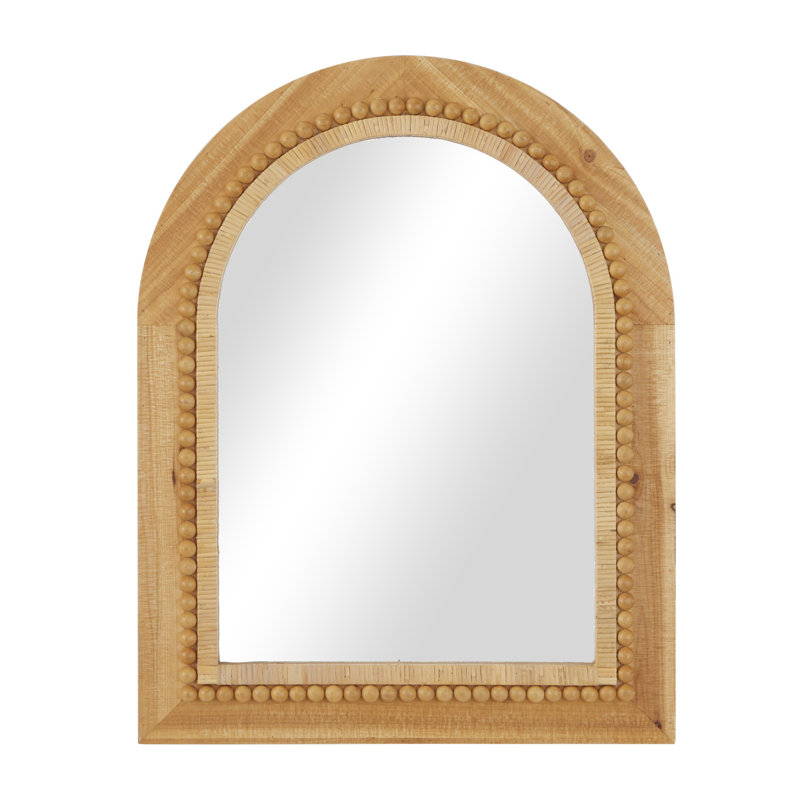 Albirda Solid Wood Arch Wall Mirror