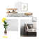 Cordless Blackout Vinyl Mini Window Blinds with 1 in. Slats
