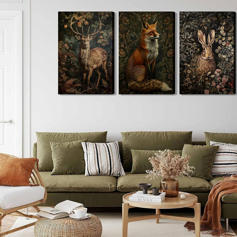 3 Piece Wrapped Canvas Wall Art